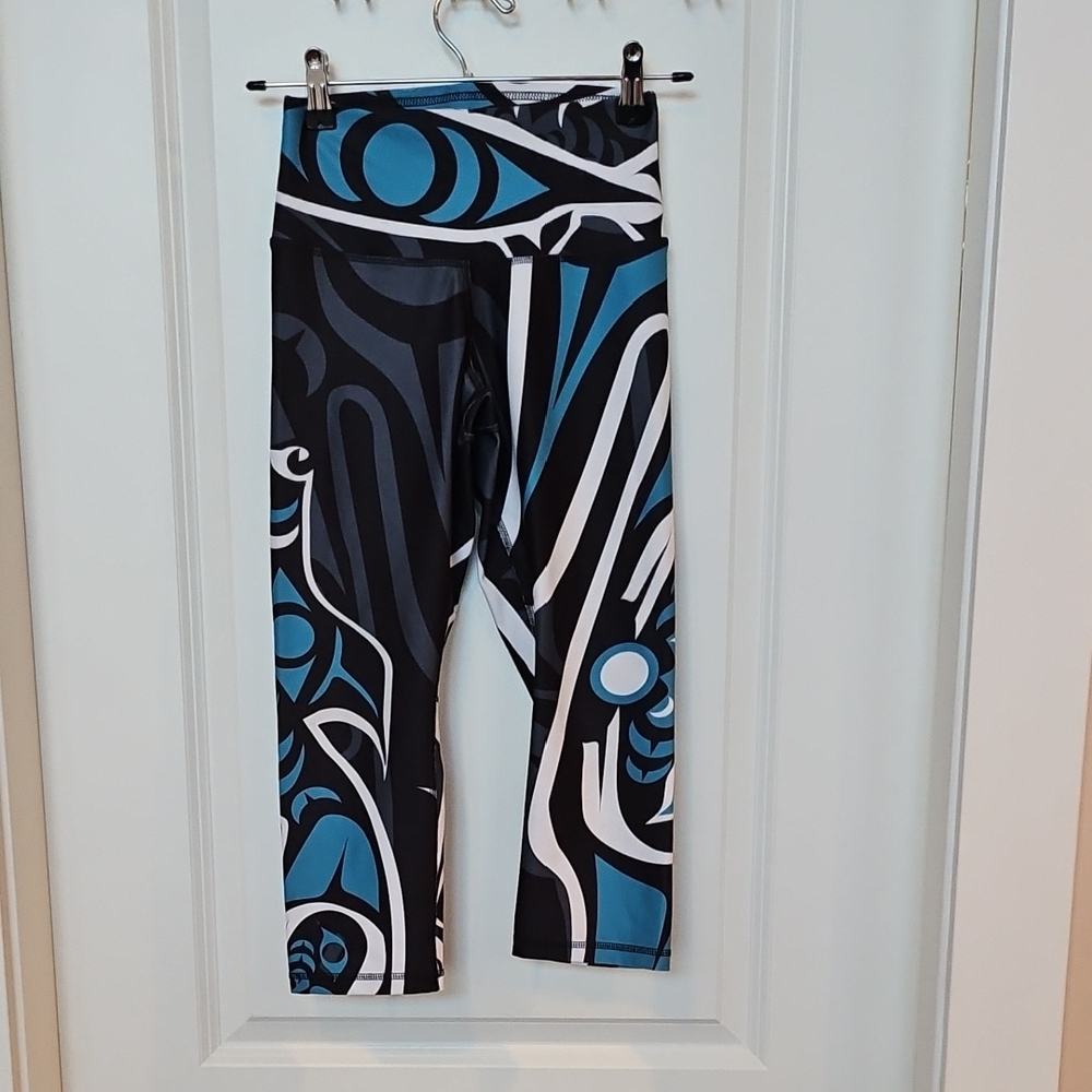 Abstract Patterned Leggings - Picture 1 of 6